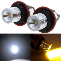 1Pc Lámpara LED Para Anillo De Ojo Ángel E39 E60 E87 X5 Luz Lateral Blanco Amarillo Material De Aluminio Aviación 12V Para Automóvil BMW - details 19
