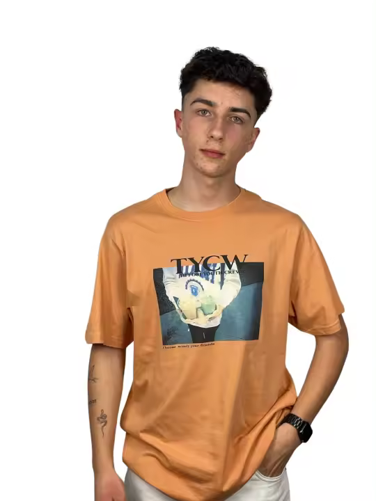 Camiseta Tiffosi Fox Naranja-211 - 1