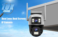 Cámara IP 4K 8MP Doble Lente Exterior Impermeable 360° Detección Humana Vigilancia De Video Seguridad CCTV Protección PTZ Cámara 4G - details 0