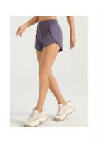 MOV Los bolsillos laterales anti-Exposición de los pantalones cortos de los deportes de las mujeres a continuación los pantalones cortos corrientes de la yoga de la aptitud - details 8