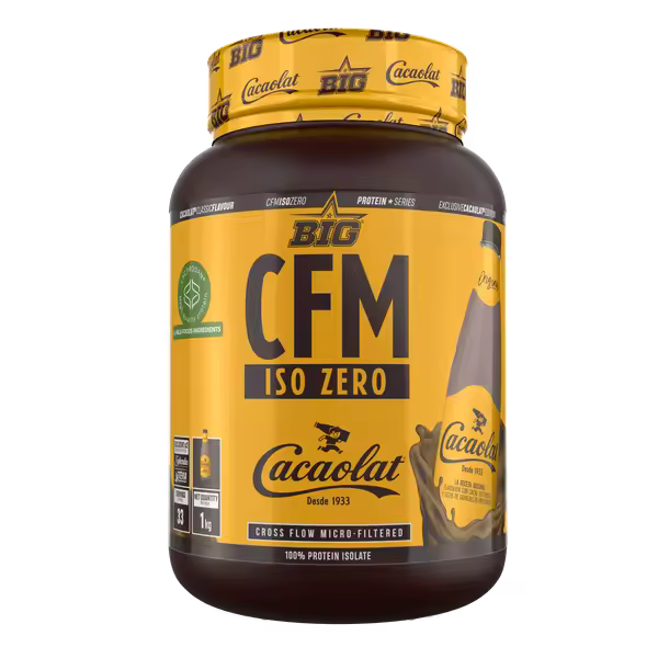 Big Proteína CFM ISO ZERO sabor CACAOLAT original - Proteína 100% aislada de calidad superior 1Kg - 1