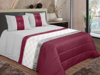 ARISE SHOP-Colcha decorativa ELMA, con cojines relleno incluido,edredones cama edredon bouti calidad superior,Cómodo y duradero vale para Cama135/150cm Tamaño 250x260cm - details 4