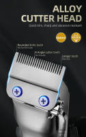 KIKIDO Recortadora De Pelo Para Hombres Recortador De Barba Profesional Inalámbrica Recargable Kit De Corte De Pelo Con Potencia Fuerte Para Peluquería - details 8