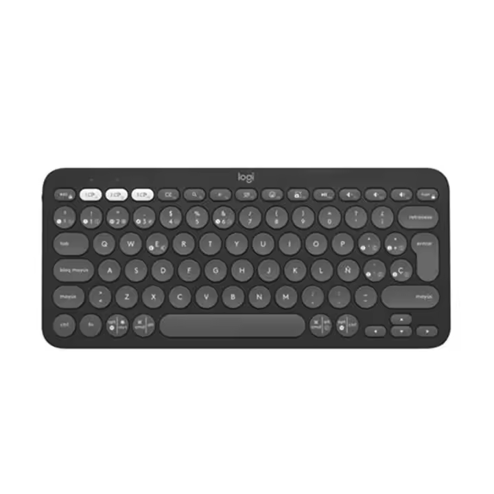 Teclado logitech pebble keys 2 k380s inalambrico grafito - 1