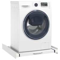 vidaXL Kit de apilamiento para lavadora con estante extraíble - details 1
