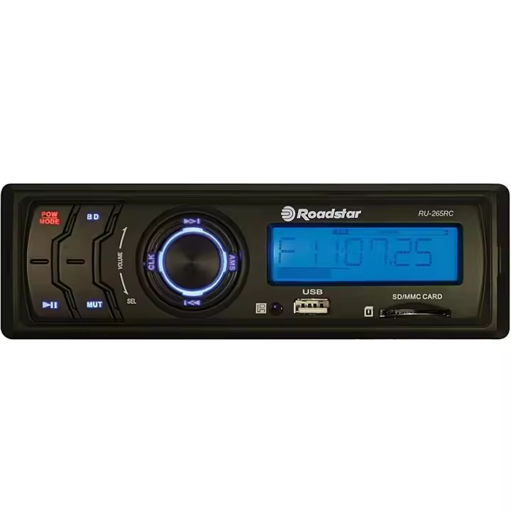 ROADSTAR RU-265RC Autoradio con reproductor MP3, SD/USB y Mando a distancia - 1