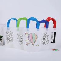 Set De 1-10pcs Bolsa De Graffiti DIY Con Marcadores Para Niños Arte Y Manualidades Bolsa De Dibujo a Mano No Tejida Colorido Juguete De Rellenado - details 5
