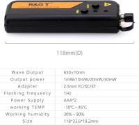 Localizador visual de Fallas FTTH de 30 km, conector universal VFL, probador de cable de fibra óptica, equipo para mantenimiento de Ingeniería de Telecomunicaciones y Televisión por cable - details 2