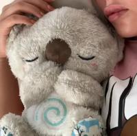 Muñeco De Peluche Para Niños Oso Respiratorio Soothing Para Dormir Compañero De Sueño Con Música Y Luz Almohada De Compromiso Juguetes De Peluche - details 1