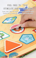 Juego De Educativos Montessori Para Niños Con Adhesivos Libro Ocupado Animal Números Juego De Puzzle De Alineación Regalo De Juguetes Educativos Para Niños - details 5