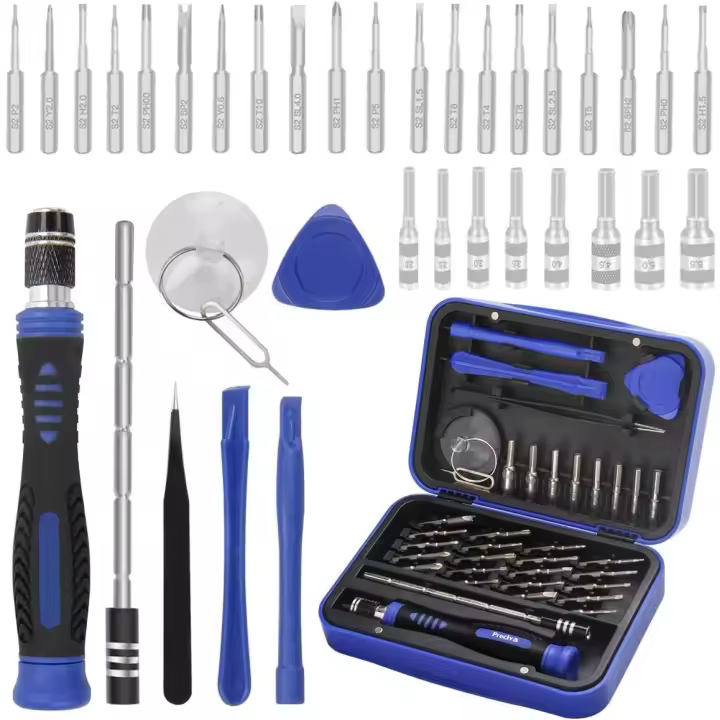 Destornillador de precisión 36 en 1, kit de destornilladores multifunción magnéticos, herramientas de reparación de alta precisión para teléfonos, iPhone, computadoras, relojes, juguetes - 1
