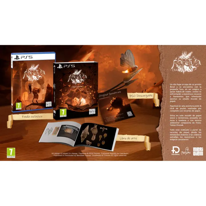 Papetura Craft Edition - Playstation 5 - Nuevo Precintado - PAL España - Meridiem - 1