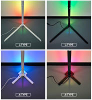 Lámpara De Piso Inteligente RGBIC LED 200cm Blanco Control Remoto APP Tuya Iluminación De Ambiente Nórdica Decoración Estética Para Habitación - details 15