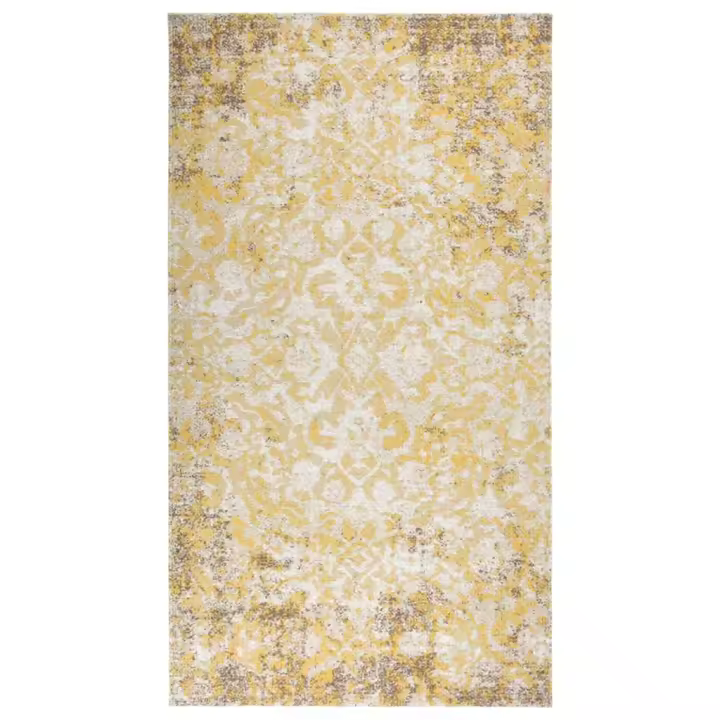 vidaXL Alfombra de Exterior Tejido Plano 115x170 cm Jardín Patio Color Amarillo,  Gris claro,  Gris oscuro y mas - 1