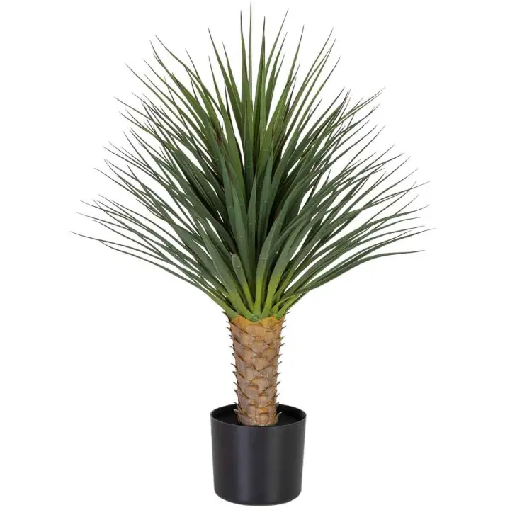 Arbol dracena marginata  artificial decorativo  verde, 64x64x85h cm - 1