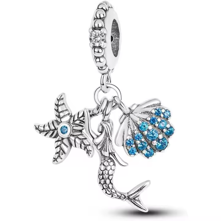 Abalorios Colgante de Cuentas Plata de Ley 925 Charms de Para Niña Mujer - 1