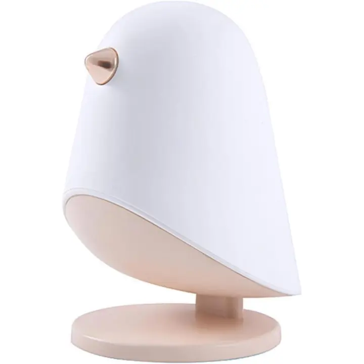 Ruido blanco al dormir con mando a distancia, luz nocturna de silicona recargable, duradera, tres tomas de cambio de color, detector de movimiento (blanco, talla única) - 1