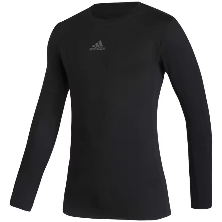 Camiseta de Manga Larga Adidas Techfit para hombre en color negro - 1