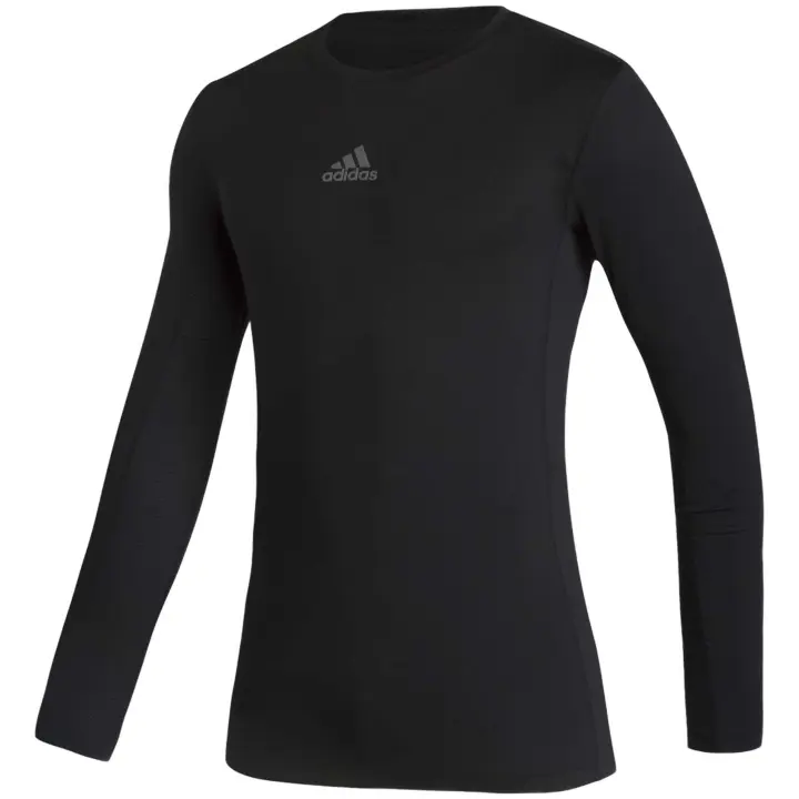 Camiseta de Manga Larga Adidas Techfit para hombre en color negro - 1