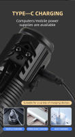 Nueva Linterna Táctica Ultra Potente Con 3 LEDs Recargable Por USB Torcha De Alta Potencia Con Imán Lámpara De Mano Mini - details 4