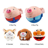 Bola Interactiva Eléctrica Para Perros Peluche Autobouncing Rechargeable USB Juguete Animal Cantante Y Masticable Resistente - details 10