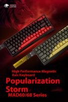 Teclado Mecánico De Juegos Madlions MAD60/68 HE Con Interruptores Magnéticos Y Cambio Caliente 61/68 Teclas Con Cable Para Oficina Y Gaming Regalo Personalizable - details 0