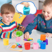 Juguete Montessori De Madera Juego De Colores Y Alineación Con Bolas Arcoíris En Copas Educación Temprana Para Niños De Preescolar Edad 3+ - details 5