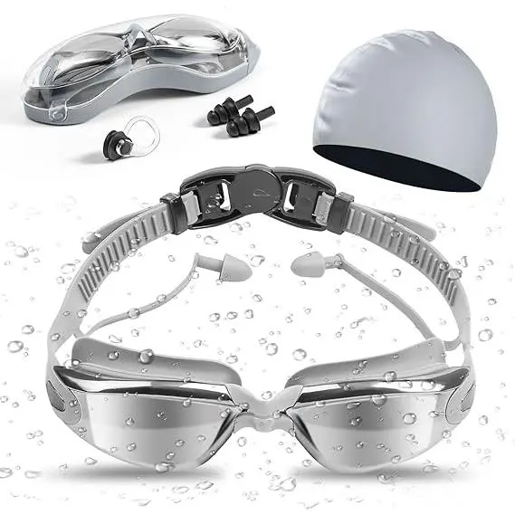 Set de Gafas y Garro de Natation para Adultos. - 1