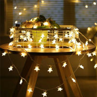 Cadena De Luces Navideñas 40LEDs 6M Para Decoración Exterior Árbol De Navidad Casa Ventana Iluminación De Fiestas Estrella - details 3