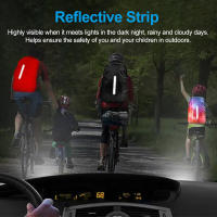 Cubierta Impermeable Reflectante Para Mochila Deportiva Seguridad Nocturna Ciclismo Camping Senderismo 10-70L Material Nylon Unisex - details 2