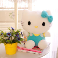 Muñeco De Peluche Sanrio Hello Kitty 20Cm Decoración De Habitación Juguete De Peluche Lindo Regalo Para Amigas Y Niñas Relleno De Algodón PP - details 9