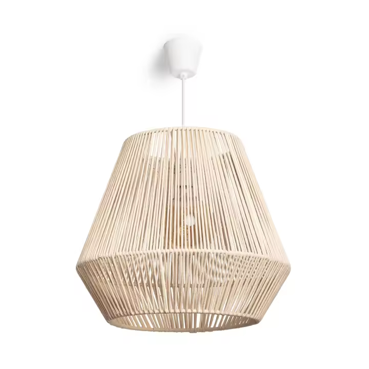 Ledkia Lámpara Colgante Cuerda Diantha Beige - 1