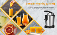 Exprimidor Electrico 350W con Mango de Presion, Exprimidor de Naranja Profesional con Palanca para Prensar, Exprimidor Citricos Prensador, Electrodomestico de cocina para Zumo.  Exprimidor de Limon, SOKANY JE-651E - details 9