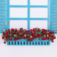 10 Cabezas De Flor Artificial Rosa De Seda Con Hojas De Eucalipto Y Peonía Para Decoración De Mesa Boda Vaso Hogar - details 11