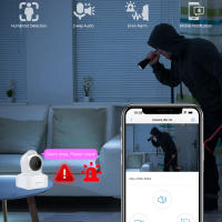 Cámara IP WiFi 4MP Para El Hogar Con Audio Bidireccional Y Rotación De 355 Grados Cámara CCTV Inalámbrica Con Puerto RJ45 Para Seguridad Interior - details 8