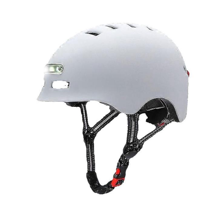 Christmas Bike Cycling Helmet Motorcycle Helmet With Illuminated Warning Light For Adult Kids