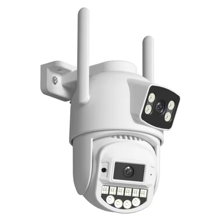 Cámara IP De Seguridad 10MP 5K Wifi Exterior 2.4GHZ 5GHZ PTZ Con Lente Dual Pantalla Dual Alarma Por Email Protección De Seguridad 4K - 1