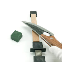 Afilador De Ángulo Fijo De Cuero Verde De Cromo Para Metálicos Y Polvo De Abrasivo Ecológico Y Duradero Accesorio De Fijación - details 12