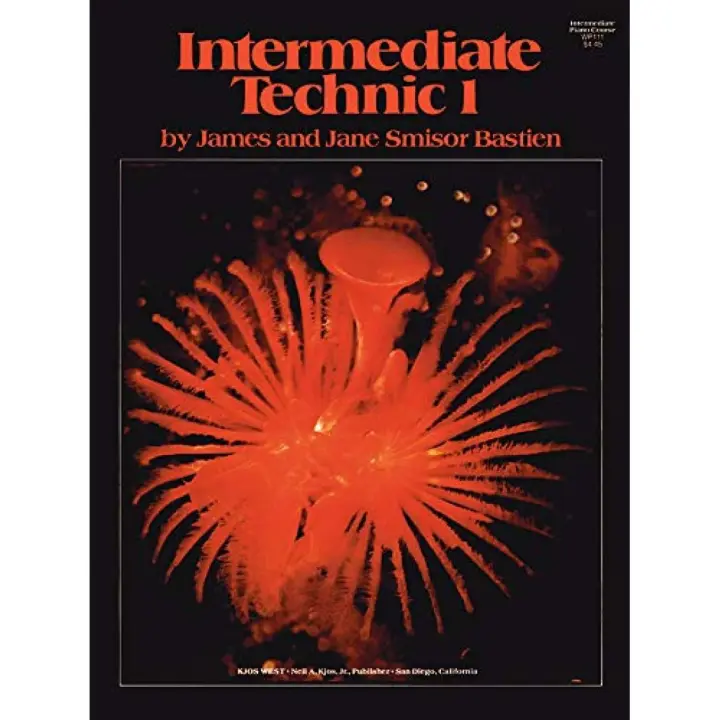 Libro INTERMEDIATE TECHNIC 1 WP111 PIANO COURSE. Editorial KJOS Año 2020 Autor BASTIEN, JAMES/SMISOR BASTIEN, JANE ISBN 9780849751899 - 1