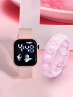 Reloj Inteligente Para Niños 2PCS Pulsera Deportiva Estilo Simple Y Moda Pantalla Táctil Regalo Para Chicos Y Chicas - details 14