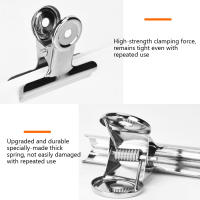 6PCs Clips De Fijación Para Uñas En Manicura Extensión De Fibra Modelado De Acero Inoxidable Herramientas De Uñas - details 1