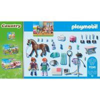 PLAYMOBIL veterinario de caballos (71241) diagnósticos y tratamientos en los caballos. - details 2