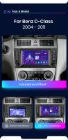 Junsun Android 13 inalámbrico CarPlay Android Auto Radio para Mercedes Benz C-Class W203 W209 C180 W219 2004 2005 2006 2007 2008 2009 2010 22011 coche Multimedia navegación GPS autorradio - details 3