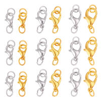 30pcs Correas De Langosta De Acero Inoxidable Con Anillos De Salto Para Hacer Pulseras Y Collares DIY Suministros De Joyería Conectores - details 0