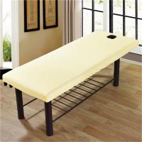 Sábana De Masaje De Color Puro Con Banda De Goma Para Cama De Belleza Universal Sábana De Terapia SPA De Poliéster/Celulosa Para Adultos - details 2