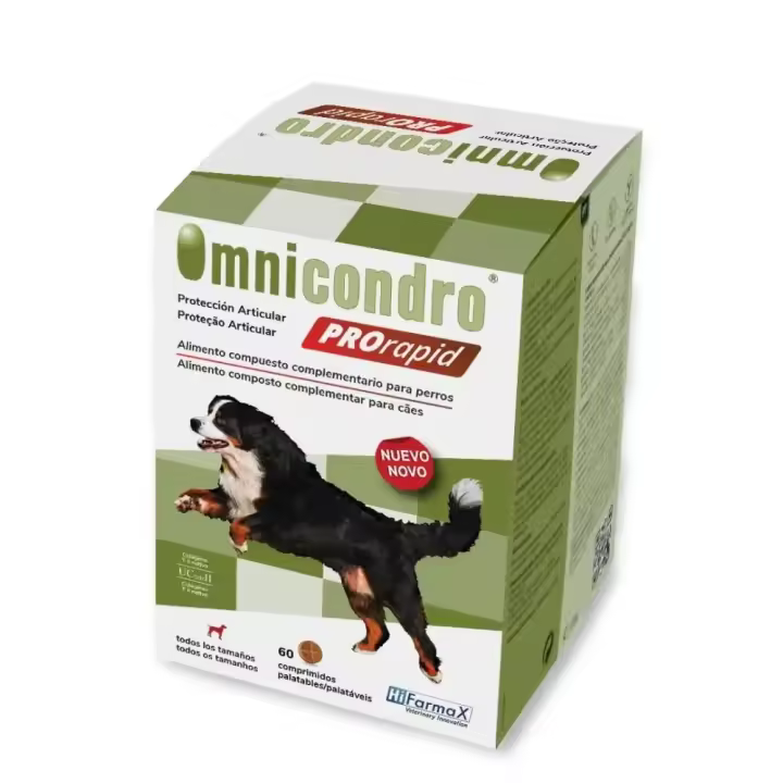 OMNICONDRO PROrapid 60 comprimidos suplemento para las articulaciones de perros Hifarmax - 1