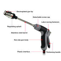 Pistola De Agua Multifuncional Para Lavar Coche Con Alta Presión Accesorios Para Lavar Jardín Máquina De Limpieza Turbowasher - details 1