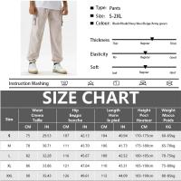 Pantalones Casuales Para Hombre Color Sólido Talla Grande Estilo Recto Con Cinturón Y Bolsillos Multifuncionales Para Trabajo Y Raparropa De Verano Y Primavera Adecuados Para Exterior Y Día - details 0