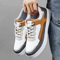 Zapatos Casuales Para Hombre En Cuero PU Cómodos Y Ligeros Para Caminar Tenis Masculino Zapatos Casuales Transversales - details 1