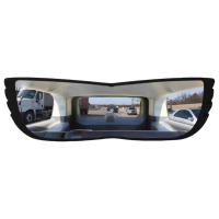 Espejo Retrovisor Para Coche Con Amplio Ángulo De Visión HD Vidrio Ovalado Para SUV Van Camión Vehículo Espejo Interior Antigolpes - details 5